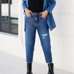 شلوار جین momfit318