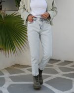 شلوار جین momfit322 - تصویر 4