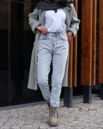 شلوار جین momfit322 - تصویر 5