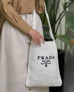 کیف حصیری prada - تصویر 8