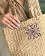 کیف حصیری loewe - تصویر 3