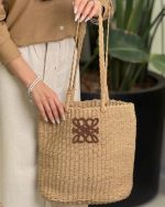 کیف حصیری loewe - تصویر 2