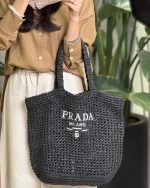 کیف حصیری prada1032 - تصویر 3