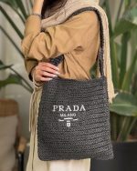 کیف حصیری prada - تصویر 9