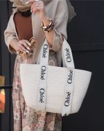 کیف حصیری chloe