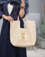 کیف حصیری ysl - تصویر 10