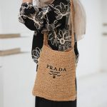 کیف حصیری prada
