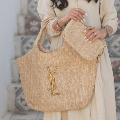 کیف حصیری ysl01