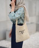 کیف حصیری prada - تصویر 11