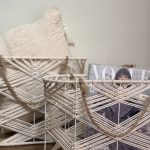 سبد دسته دار مکرومه - تصویر 2