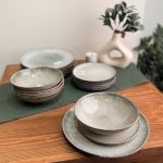 سرویس سفالی روستیک سبز