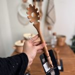 کفگیر پاستا چوبی