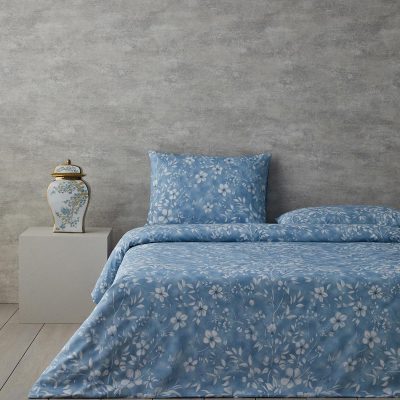 روتختی چهارتکه طرح دار گل سفید