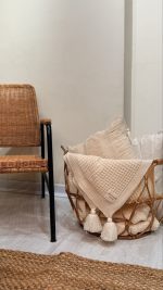 سبد بزرگ حصیری