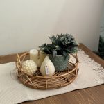 سینی حصیری دکوری