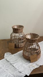 گلدان کاور حصیری - تصویر 5